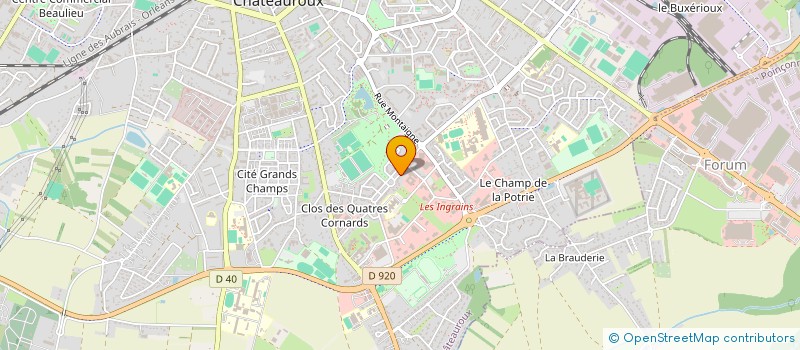 localisation de l'entreprise MADAME ANNIE STASSE à CHATEAUROUX