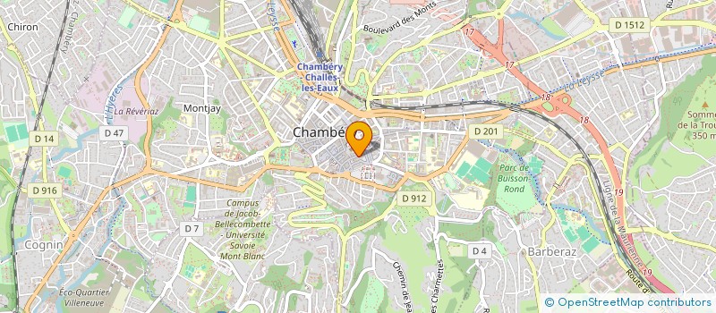 localisation de l'entreprise MADAME ANNIE STERN à CHAMBERY