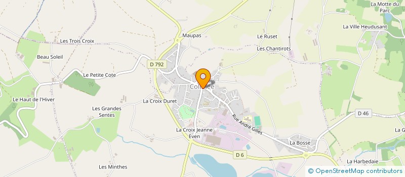 localisation de l'entreprise MADAME ANNIE STUNAULT à LE MENE