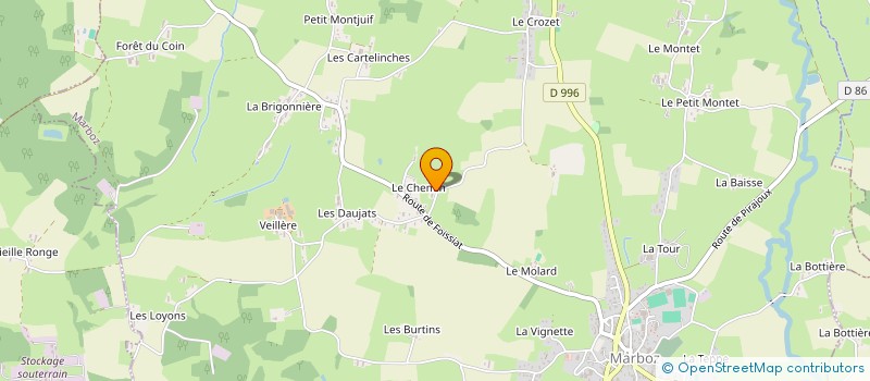 localisation de l'entreprise MADAME ANNIE SULPICE à MARBOZ