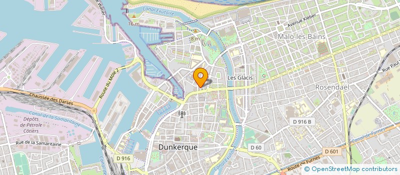 localisation de l'entreprise MADAME ANNIE TAHON à DUNKERQUE