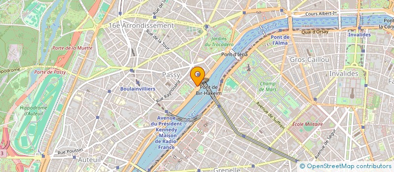 localisation de l'entreprise MADAME ANNIE TAOUREL  PARIS