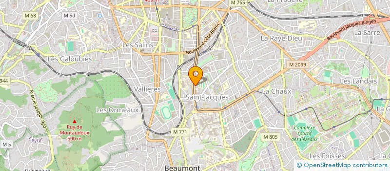 localisation de l'entreprise MADAME ANNIE TARRIT  CLERMONT-FERRAND