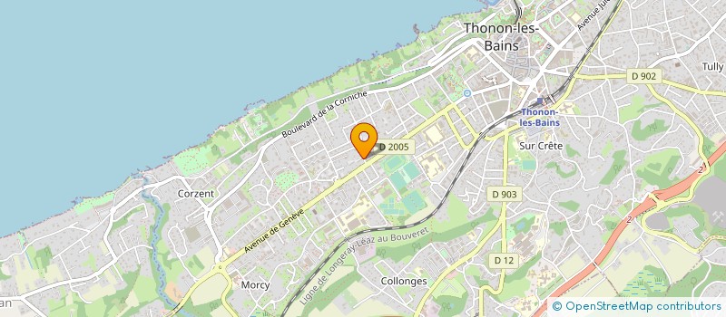 localisation de l'entreprise MADAME ANNIE TASCA à THONON-LES-BAINS