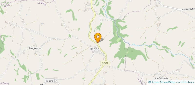 localisation de l'entreprise MADAME ANNIE TAURINES  LA SELVE