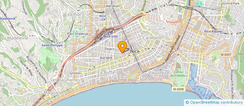 localisation de l'entreprise MADAME ANNIE TCHA à NICE