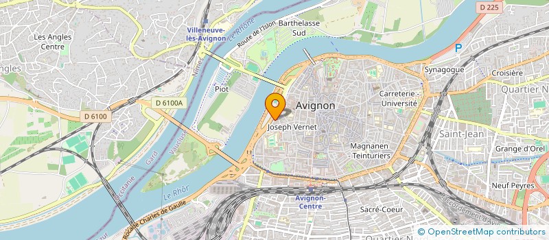 localisation de l'entreprise MADAME ANNIE TCHIPROUT  AVIGNON