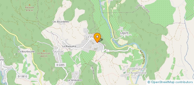 localisation de l'entreprise MADAME ANNIE TEIXEIRA  LE PRADAL