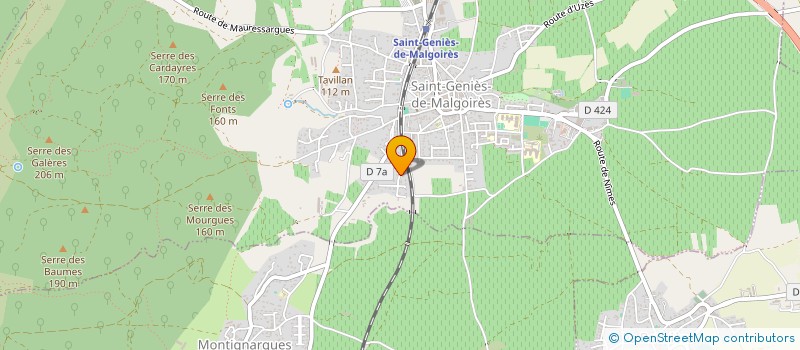 localisation de l'entreprise MADAME ANNIE TERAL  SAINT-GENIES-DE-MALGOIRES