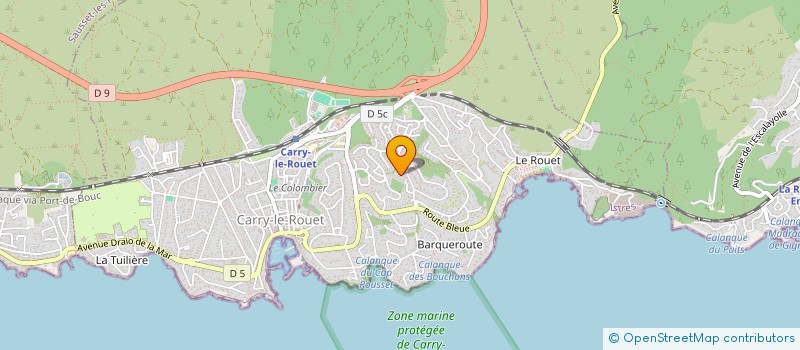 localisation de l'entreprise MADAME ANNIE TESTANIERE  CARRY-LE-ROUET