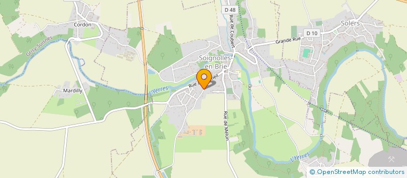 localisation de l'entreprise MADAME ANNIE TETROT  SOIGNOLLES-EN-BRIE