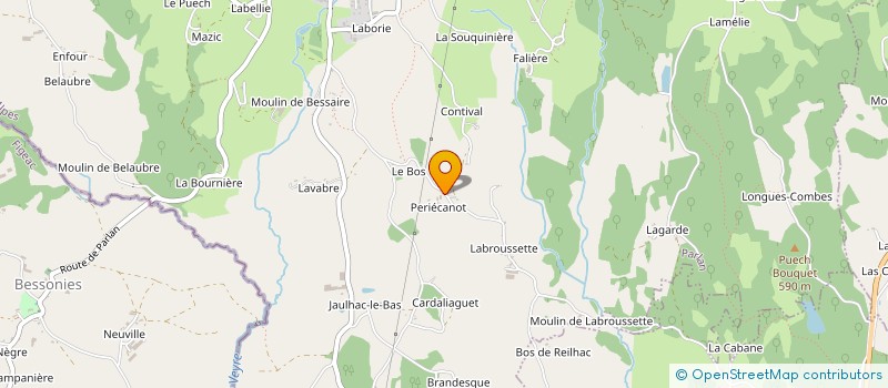localisation de l'entreprise MADAME ANNIE TEYSSEDOU à PARLAN