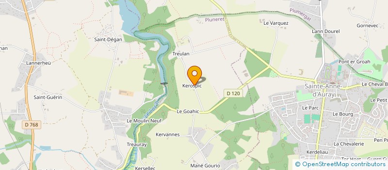 localisation de l'entreprise MADAME ANNIE THARAUD à PLUNERET