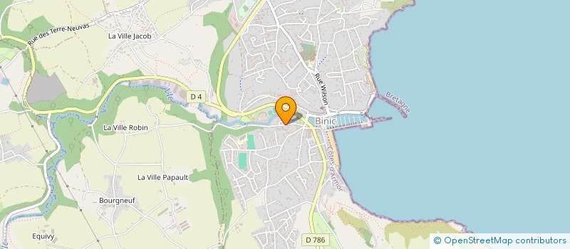 localisation de l'entreprise MADAME ANNIE THEAUD  BINIC-ETABLES-SUR-MER