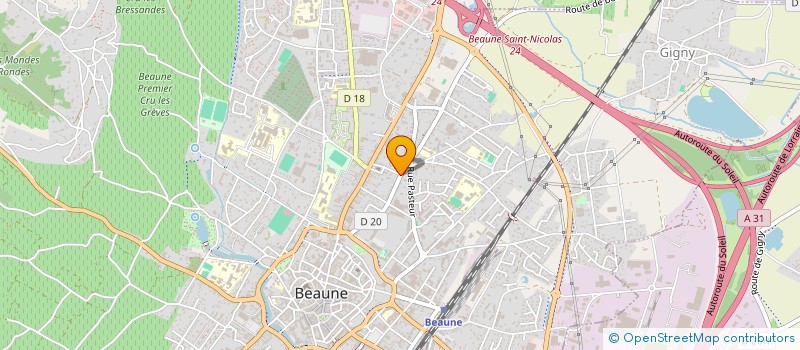 localisation de l'entreprise MADAME ANNIE THIEBAT à BEAUNE