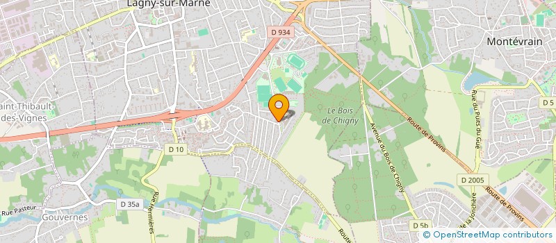 localisation de l'entreprise MADAME ANNIE THIEBAULT  LAGNY-SUR-MARNE