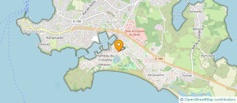 localisation de l'entreprise MADAME ANNIE THOMAS à ARZON
