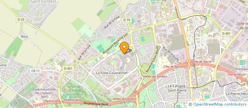 localisation de l'entreprise MADAME ANNIE THOMAS à CAEN