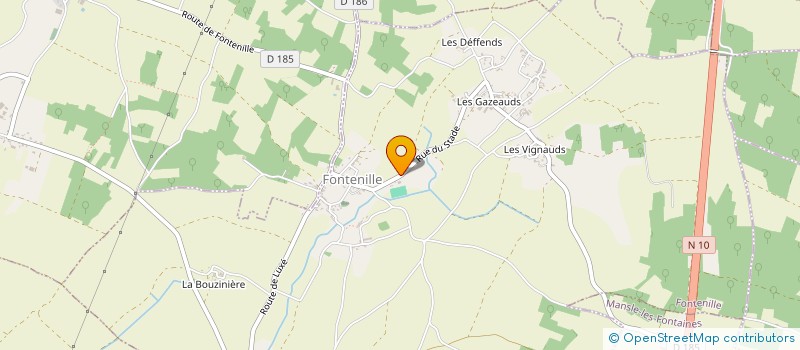 localisation de l'entreprise MADAME ANNIE TOURNIER à FONTENILLE