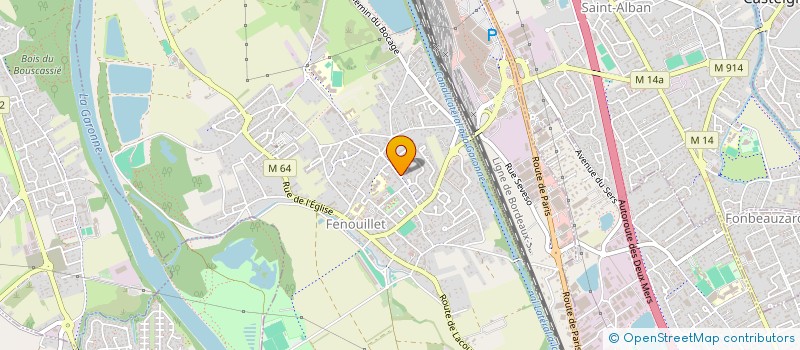 localisation de l'entreprise MADAME ANNIE TRAN  FENOUILLET