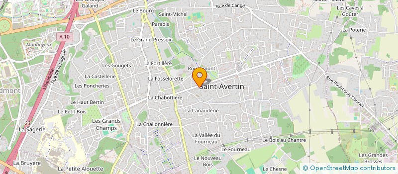 localisation de l'entreprise MADAME ANNIE TREFLEZ à SAINT-AVERTIN