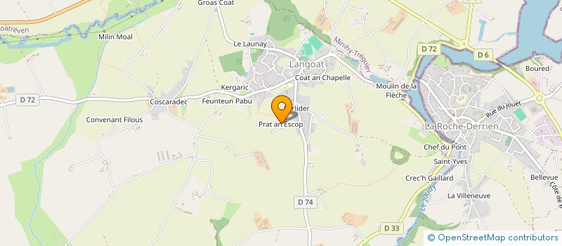 localisation de l'entreprise MADAME ANNIE TREMEL à LANGOAT
