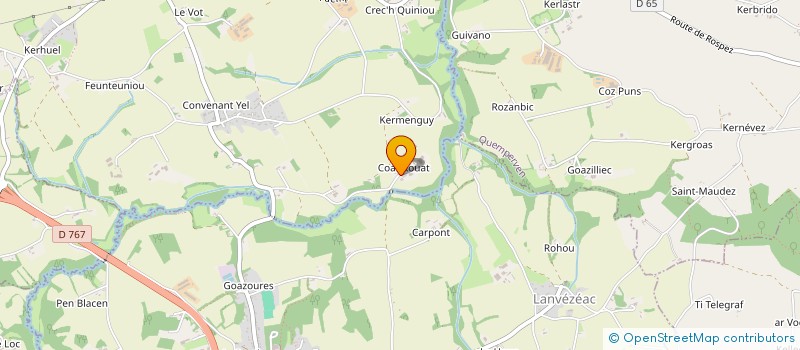 localisation de l'entreprise MADAME ANNIE TREMEL  ROSPEZ