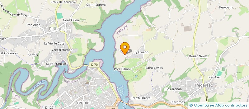 localisation de l'entreprise MADAME ANNIE TREMEL  TREDARZEC