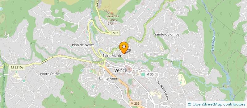 localisation de l'entreprise MADAME ANNIE TRONQUOY à VENCE