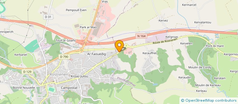 localisation de l'entreprise MADAME ANNIE TSONA  PLOUGUERNEVEL