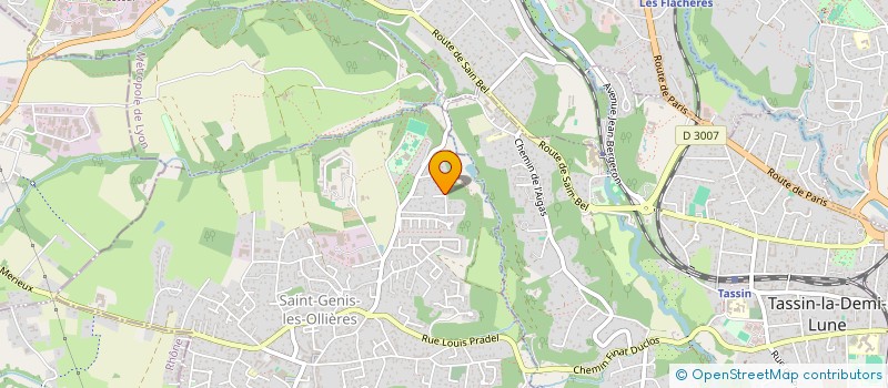 localisation de l'entreprise MADAME ANNIE UHLMANN  SAINT-GENIS-LES-OLLIERES