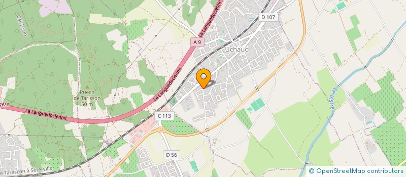 localisation de l'entreprise MADAME ANNIE VADO GENTHON  UCHAUD