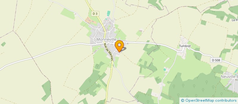 localisation de l'entreprise MADAME ANNIE VAN BRUSSEL  MONNEVILLE