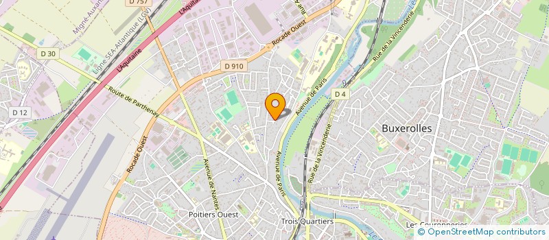 localisation de l'entreprise MADAME ANNIE VARIGAULT à POITIERS