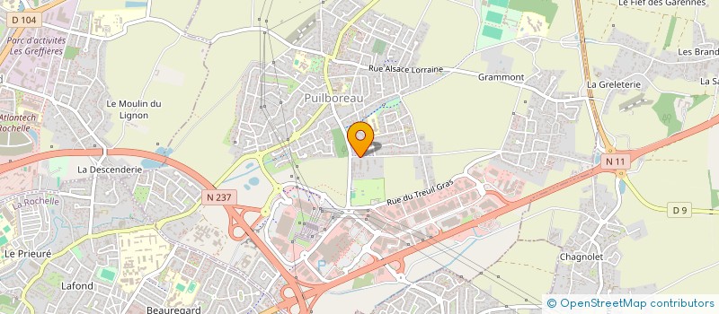 localisation de l'entreprise MADAME ANNIE VEDEL  PUILBOREAU