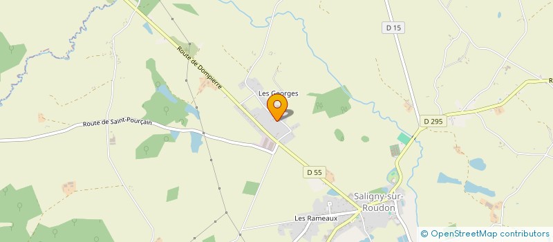 localisation de l'entreprise MADAME ANNIE VENIANT  SALIGNY-SUR-ROUDON