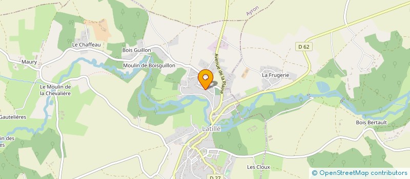 localisation de l'entreprise MADAME ANNIE VERCRAENE  AYRON