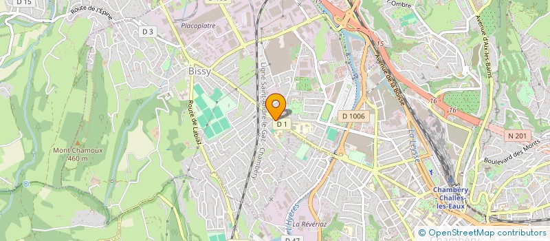 localisation de l'entreprise MADAME ANNIE VERDET à CHAMBERY