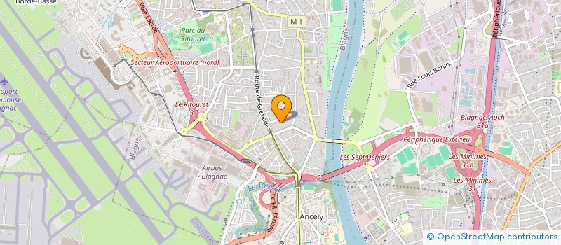 localisation de l'entreprise MADAME ANNIE VERMUYTEN  BLAGNAC