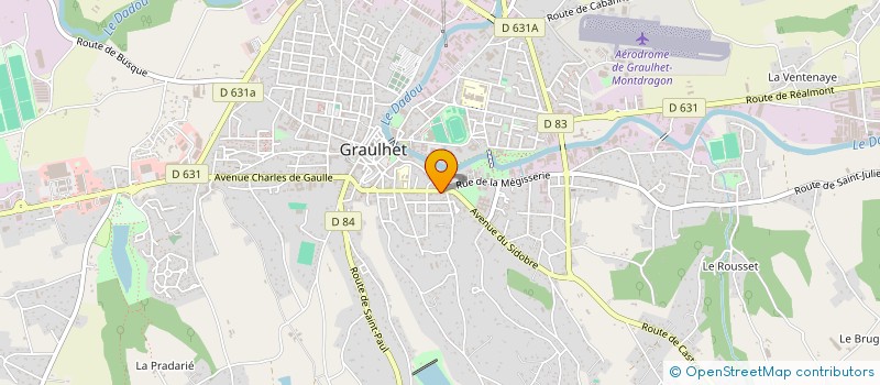 localisation de l'entreprise MADAME ANNIE VERRON à GRAULHET