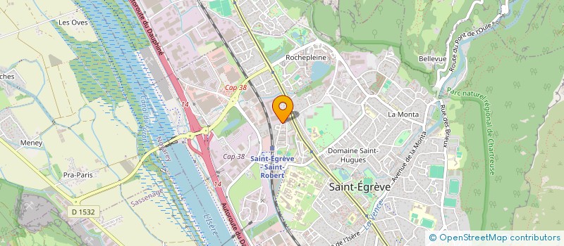 localisation de l'entreprise MADAME ANNIE VIAL-D'ALLAIS  SAINT-EGREVE