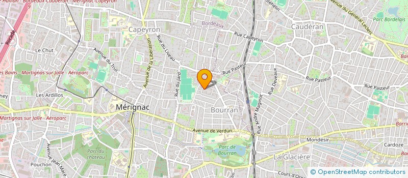 localisation de l'entreprise MADAME ANNIE VIAU à MERIGNAC