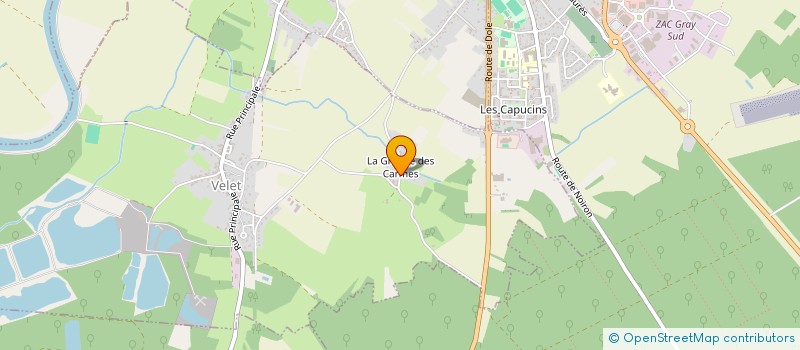 localisation de l'entreprise MADAME ANNIE VIGNERON  VELET