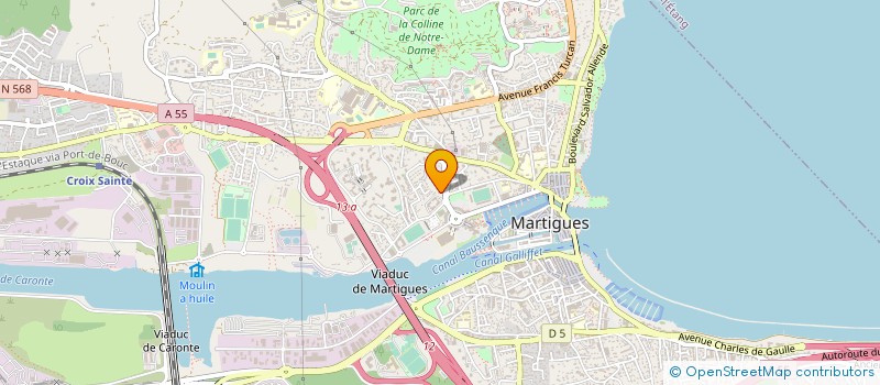 localisation de l'entreprise MADAME ANNIE VIGOUROUX  MARTIGUES