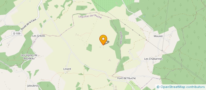 localisation de l'entreprise MADAME ANNIE VILA-LLORCA  LEGUILLAC DE L'AUCHE