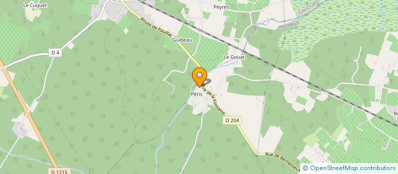 localisation de l'entreprise MADAME ANNIE VILLEFRANQUE  VERTHEUIL