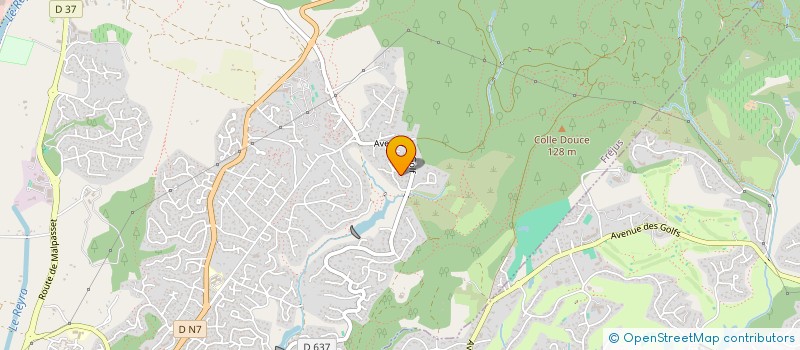 localisation de l'entreprise MADAME ANNIE VILLEMUS à FREJUS