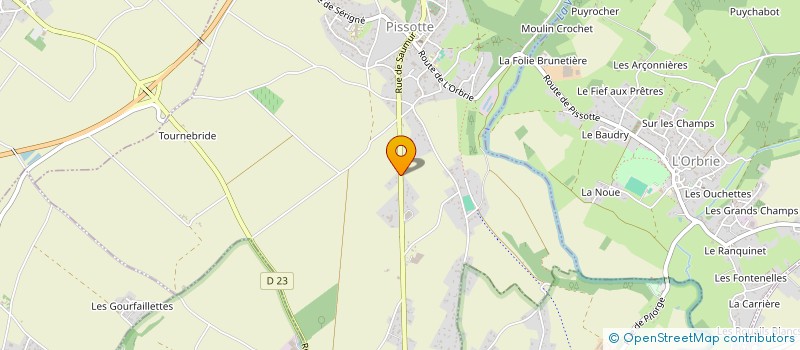 localisation de l'entreprise MADAME ANNIE VINCENT  PISSOTTE