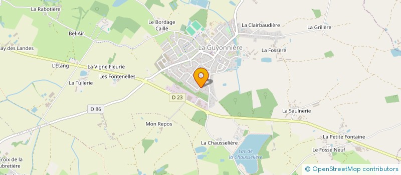 localisation de l'entreprise MADAME ANNIE VINET à MONTAIGU-VENDEE