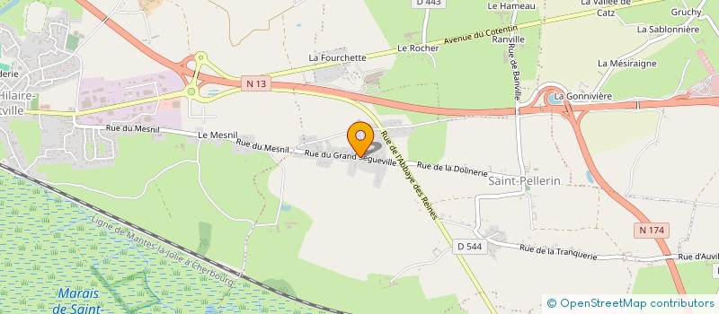 localisation de l'entreprise MADAME ANNIE VOISIN  CARENTAN-LES-MARAIS